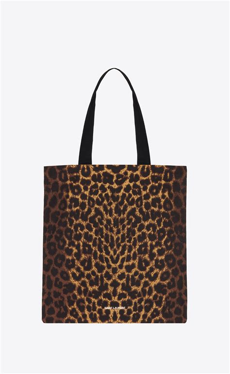 tote bag ysl leopardata|ysl women's totes.